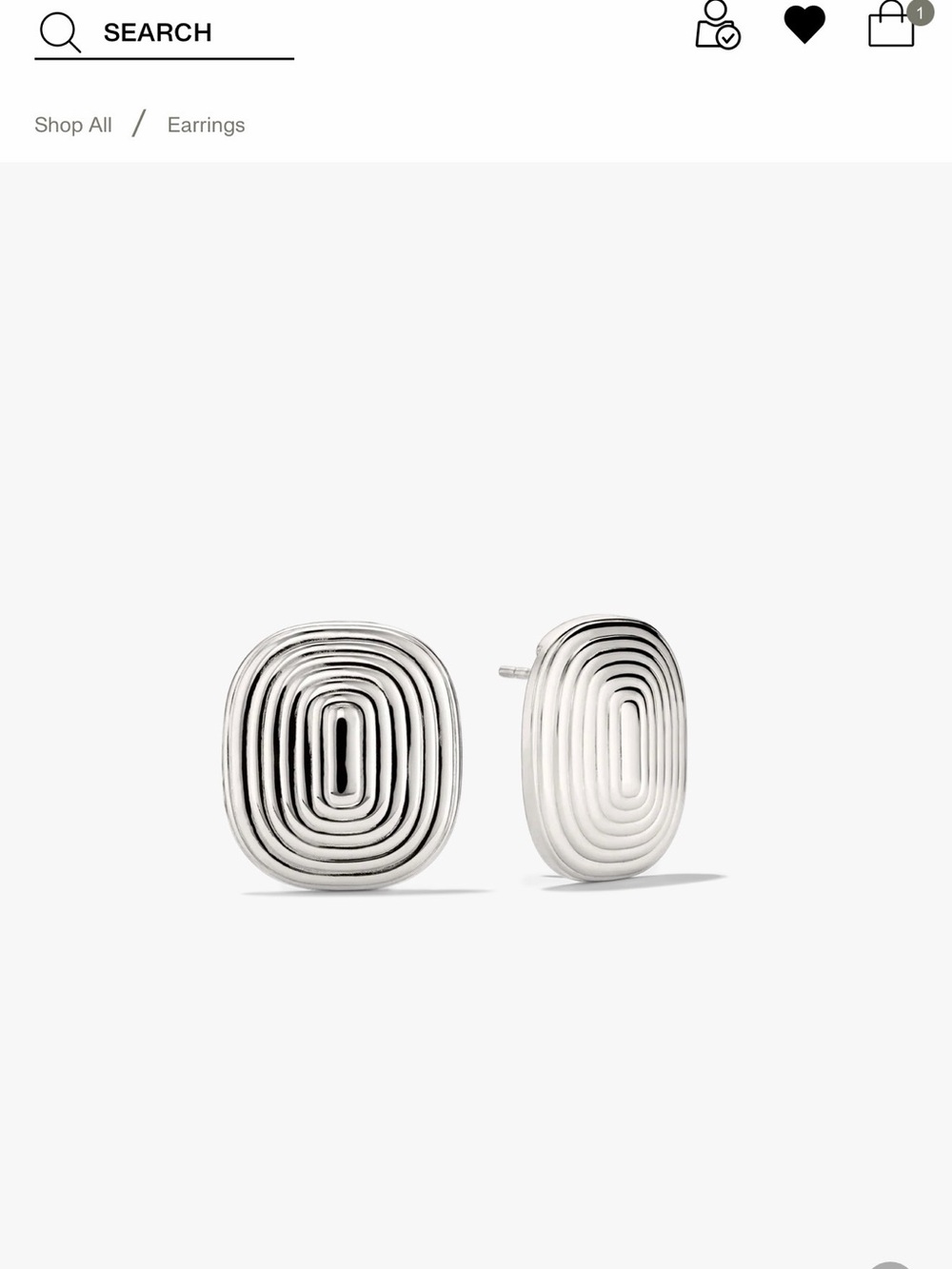 Mejuri Stevie Ripple Studs - NWT - Picture 3 of 3